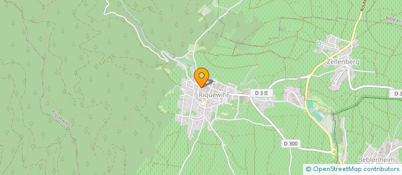 localisation de l'entreprise C.I.M. RIQUEWIHR  RIQUEWIHR