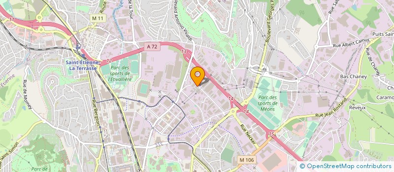 localisation de l'entreprise C I M SUCHAIL SA à SAINT-ETIENNE