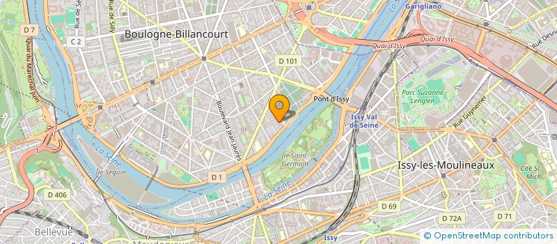 localisation de l'entreprise C.I.N à BOULOGNE-BILLANCOURT