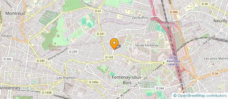 localisation de l'entreprise C.I.P.CONSULT IMMO PLUS à FONTENAY-SOUS-BOIS
