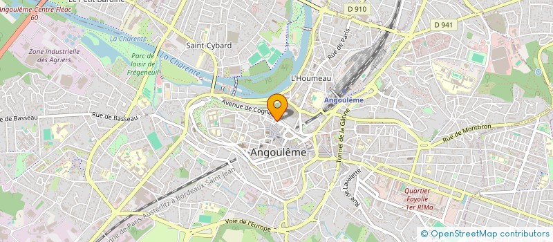 localisation de l'entreprise C.I.P.P CLOISONS ISOLATION PLACO PLAFOND à ANGOULEME