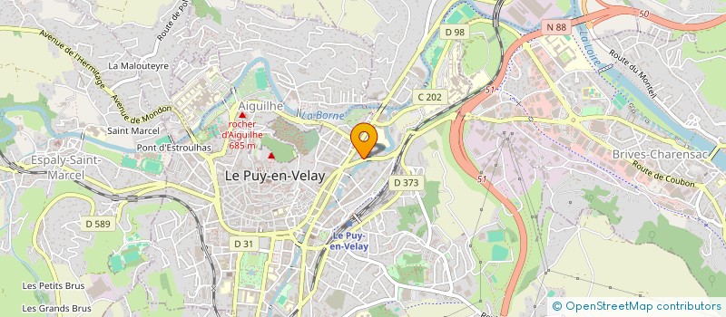 localisation de l'entreprise C.I PRO 43 - COMITE POUR L'INSERTION PROFESSIONNELLE DE LA HAUTE-LOIRE à LE PUY-EN-VELAY