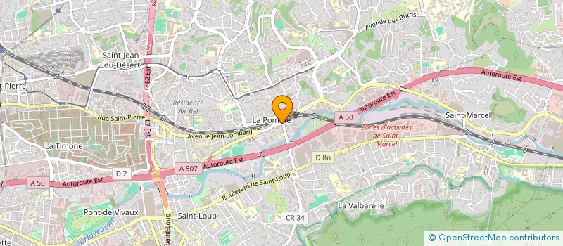 localisation de l'entreprise C.I.R.P. CLOISON ISOLA RENOVA PLAQUISTE à MARSEILLE