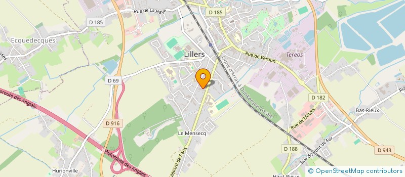 localisation de l'entreprise C.I.S 3D  LILLERS