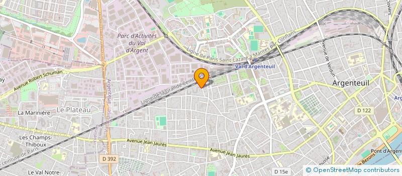 localisation de l'entreprise C.I.S VTC  ARGENTEUIL