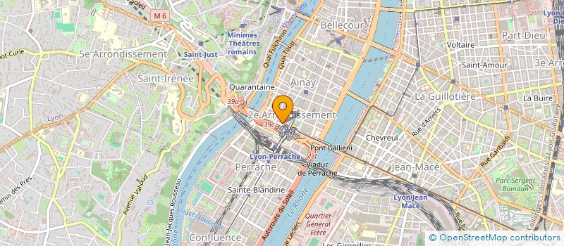 localisation de l'entreprise C I T E  LYON 2EME