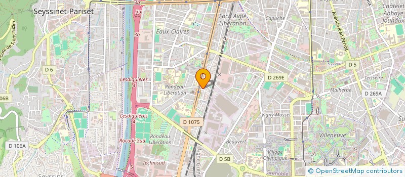 localisation de l'entreprise C I T H I à GRENOBLE