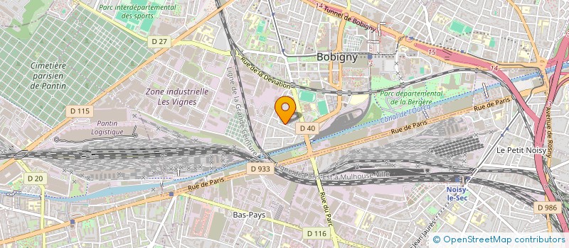 localisation de l'entreprise C.I.T.P à BOBIGNY