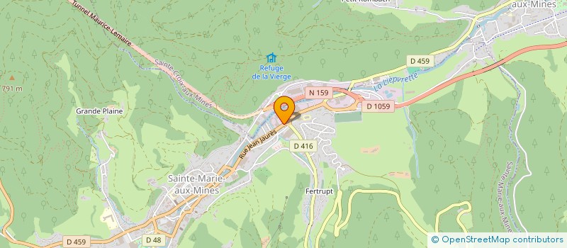 localisation de l'entreprise C.I..'TECH  SAINTE-MARIE-AUX-MINES