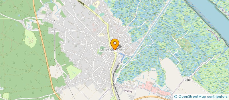 localisation de l'entreprise C-IMEDIA-CONSEIL, INFOGERANCE,MAINTENANCE EN INFORMATIQUE ET IMPRESSION  LA TREMBLADE