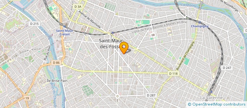 localisation de l'entreprise C.IMMO à SAINT-MAUR-DES-FOSSES