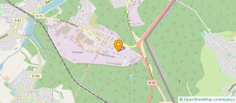 localisation de l'entreprise C IMMO  CREUTZWALD