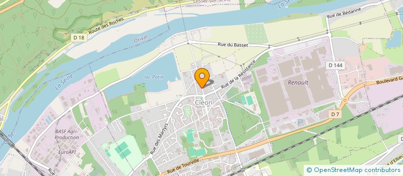 localisation de l'entreprise C-IMMOBILIER  CLEON