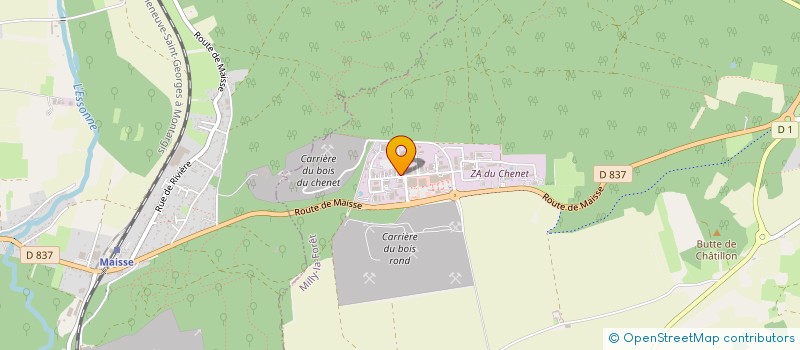 localisation de l'entreprise C-IMPEC à MILLY-LA-FORET