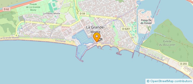 localisation de l'entreprise C. IMPORT à LA GRANDE-MOTTE