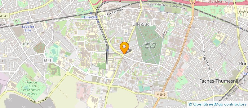 localisation de l'entreprise C IN EDIT à LILLE