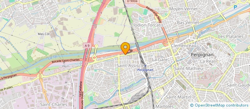 localisation de l'entreprise C. INF. EDU. ETU. FORM. ELUS ANT. DEP 66  PERPIGNAN