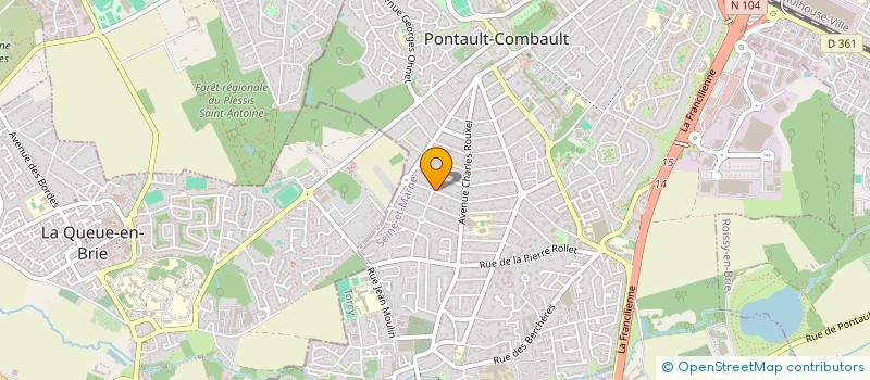 localisation de l'entreprise C INFINI à PONTAULT-COMBAULT