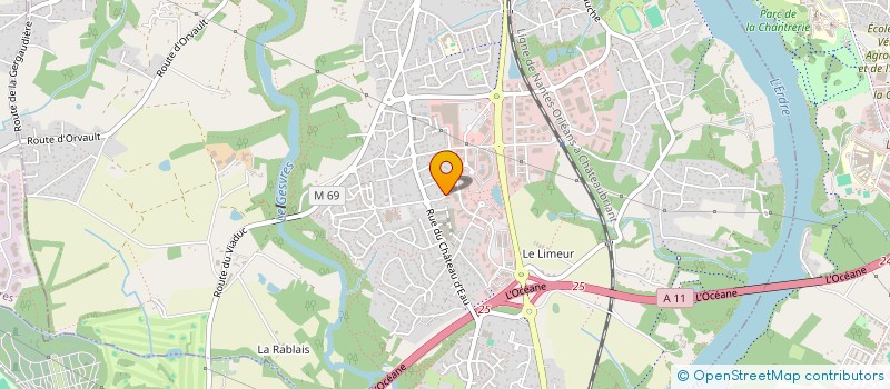 localisation de l'entreprise C INVEST à LA CHAPELLE-SUR-ERDRE