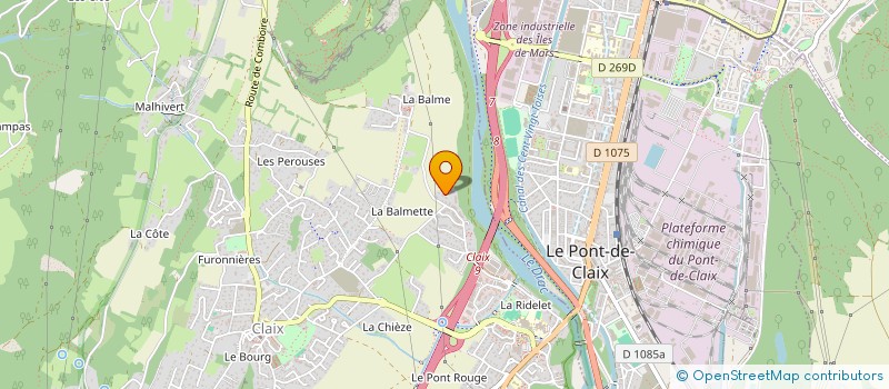 localisation de l'entreprise C'INVEST à CLAIX