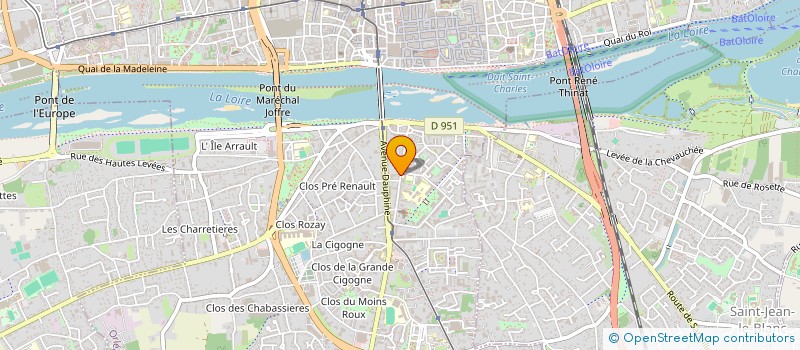localisation de l'entreprise C-INVEST à ORLEANS