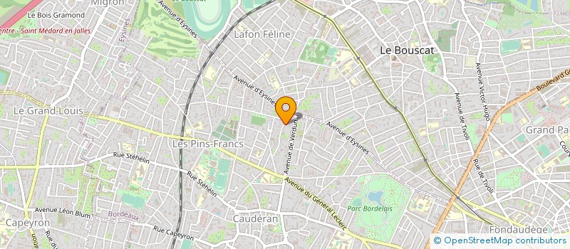 localisation de l'entreprise C INVEST à BORDEAUX