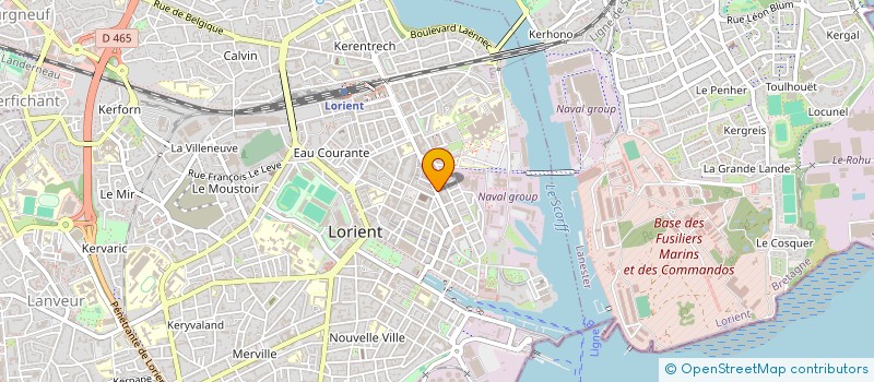 localisation de l'entreprise C.J.2.S. à LORIENT