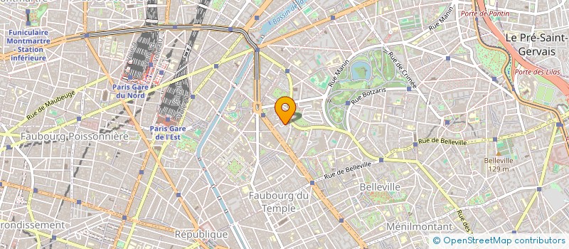 localisation de l'entreprise C J  PARIS