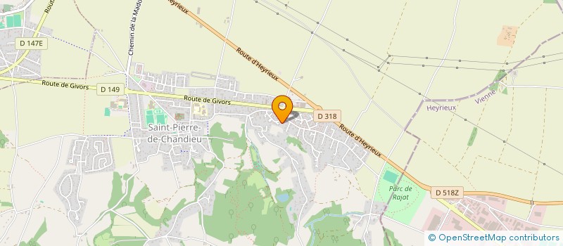 localisation de l'entreprise C.J.  LOYETTES