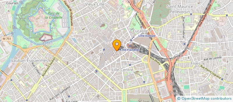 localisation de l'entreprise C.J à LILLE