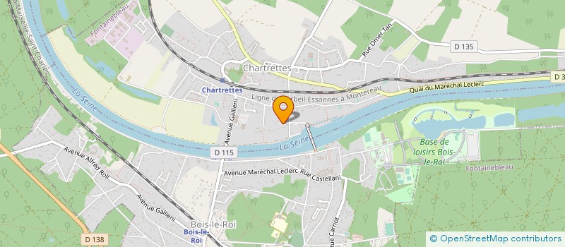 localisation de l'entreprise C J A CERCLE JOYEUX AUTOMNE  CHARTRETTES