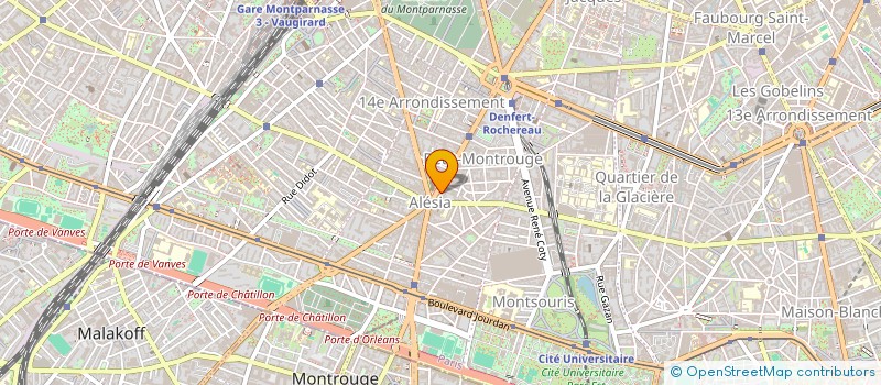 localisation de l'entreprise C J A E  PARIS