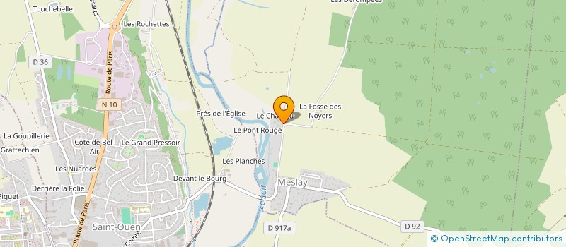 localisation de l'entreprise C.J.C.2.B  MESLAY