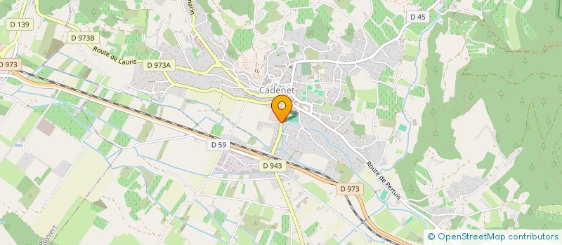 localisation de l'entreprise C.J.C.  CADENET