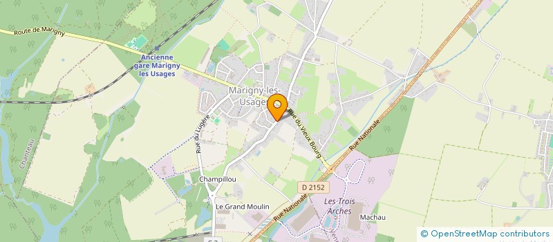localisation de l'entreprise C.J.C. à MARIGNY-LES-USAGES