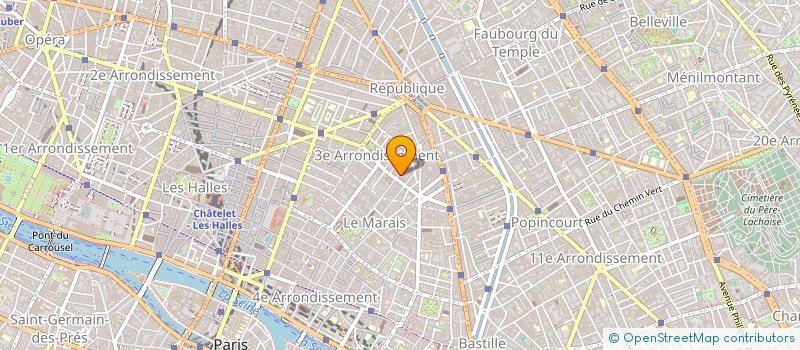 localisation de l'entreprise C.J.C. à PARIS