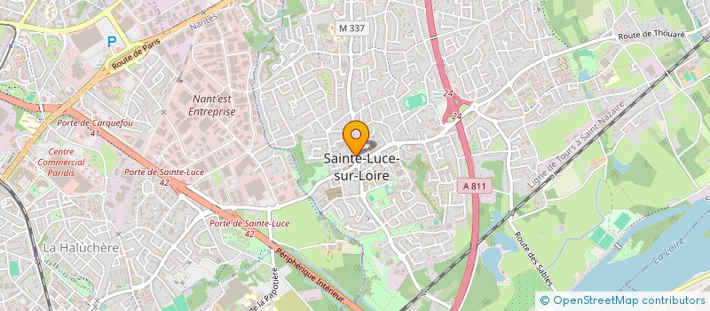 localisation de l'entreprise C J C IMMO  SAINTE-LUCE-SUR-LOIRE