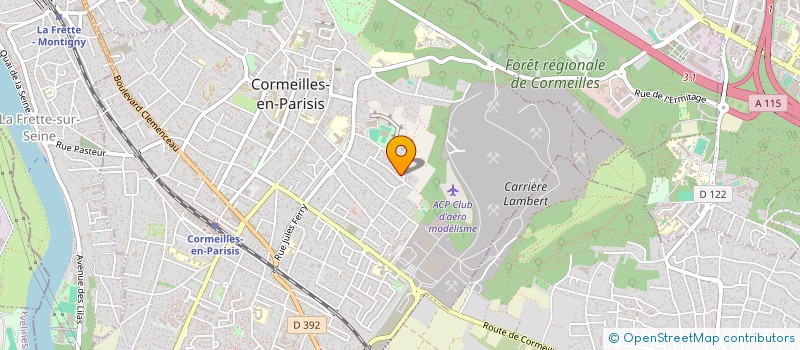 localisation de l'entreprise C.J. CONSEILS à CORMEILLES-EN-PARISIS