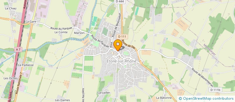 localisation de l'entreprise C.J.D.  MONTOISON