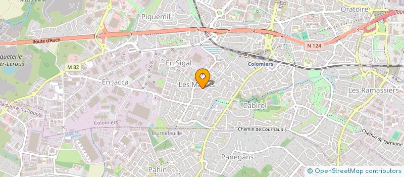 localisation de l'entreprise C J D à COLOMIERS