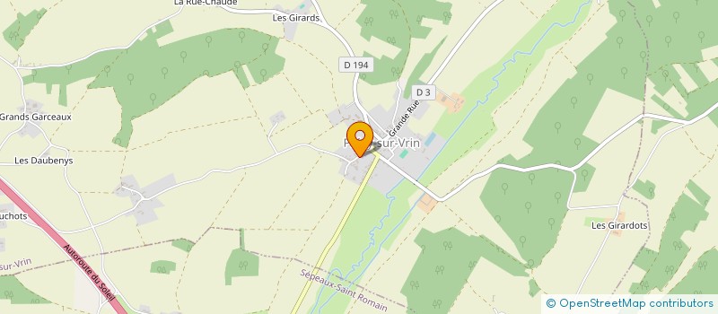 localisation de l'entreprise C.J DISTRIBUTION à PRECY-SUR-VRIN