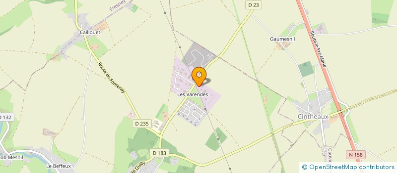 localisation de l'entreprise C & J ELEC à BRETTEVILLE-SUR-LAIZE