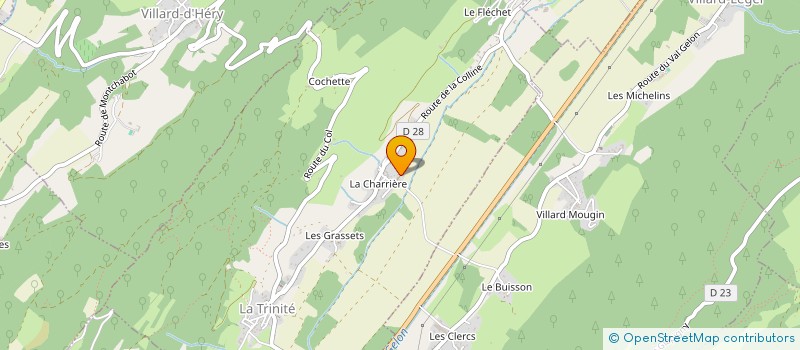 localisation de l'entreprise C.J.F. à DETRIER