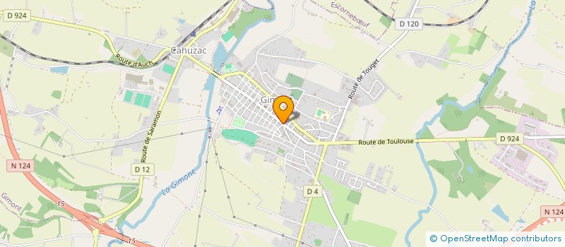 localisation de l'entreprise C&J IMMO  GIMONT