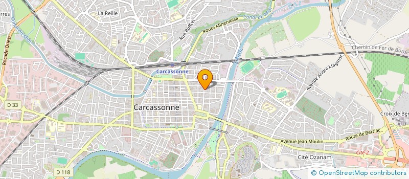 localisation de l'entreprise C.J.J  CARCASSONNE