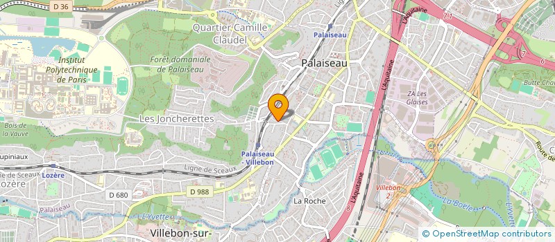 localisation de l'entreprise C.J.K. à PALAISEAU