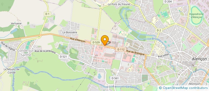 localisation de l'entreprise C.J.K.J.M. à CONDE-SUR-SARTHE