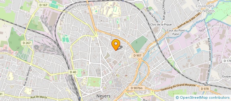 localisation de l'entreprise C.J.L à NEVERS
