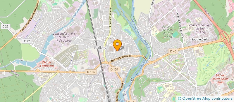 localisation de l'entreprise C J L  GOLBEY