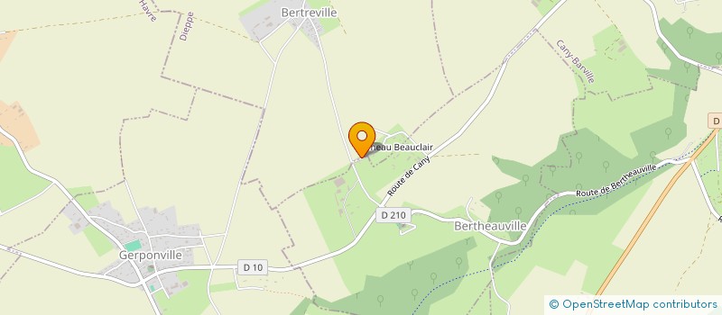 localisation de l'entreprise C.J.L.  BERTREVILLE